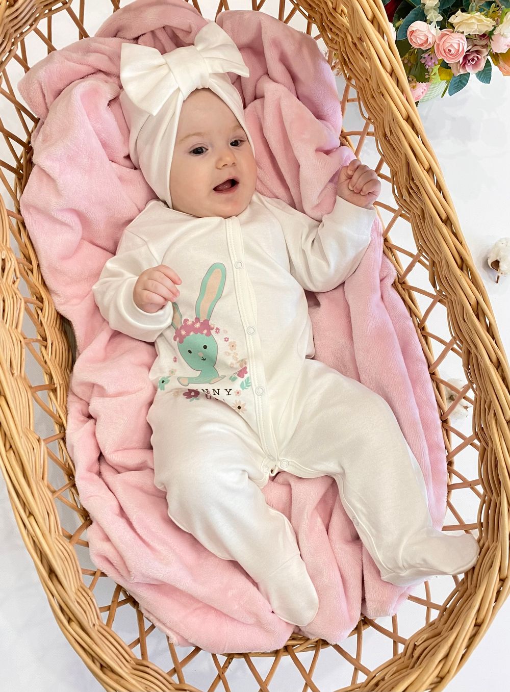 Комбинезон "Bunny Baby" (молочный)