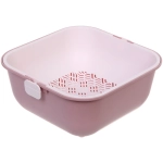 Дуршлаг пластиковый «SEGRETO» 23*23*12см пыльная роза