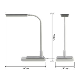 Настольный светильник ЭРА NLED-499-10W-W светодиодный белый