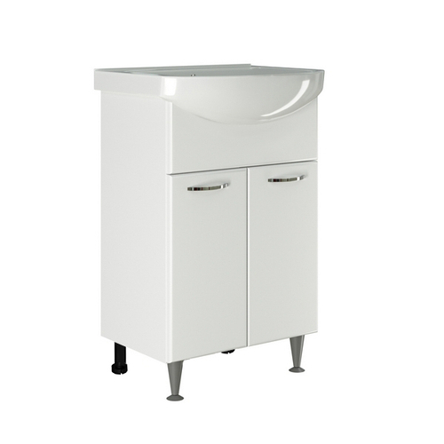 Тумба д/ванной "СТАНДАРТ-55" под раковину Уют-55 (Rosa) (ПВХ)