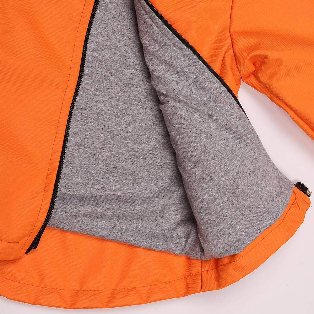 Ветровка для девочек р.74-80 оранжевая 2421-07 (Ириска)