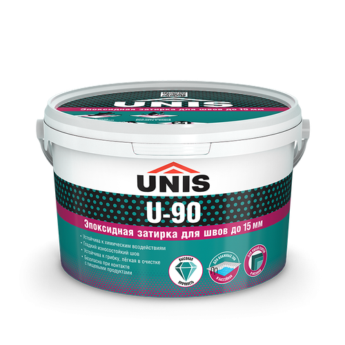 Эпоксидная затирка для швов Unis U-90 С003 пурпурно-белый 2 кг