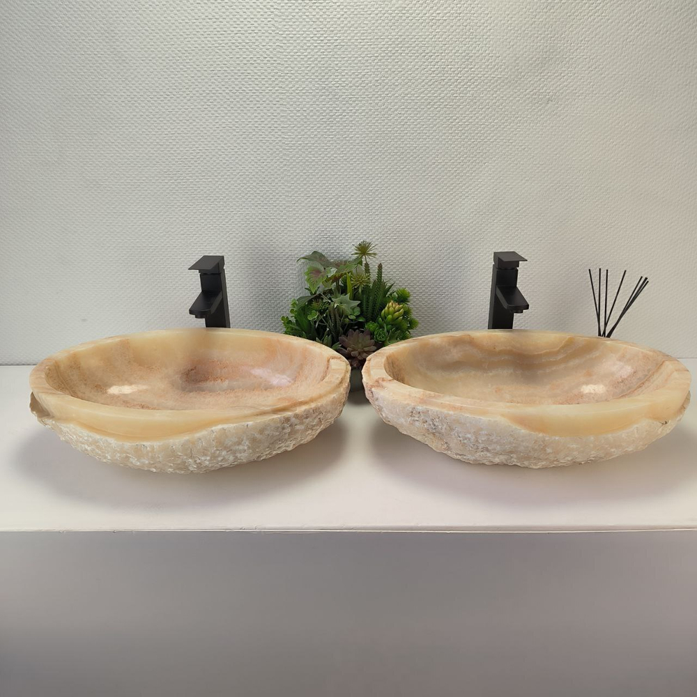 Раковина из оникса ПАРА! Oval Marmo Yellow OO-62705 58*38*15 0102