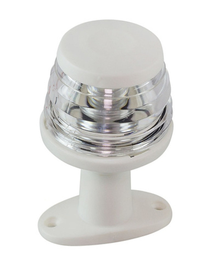 Огонь топовый светодиодный на стойке 4", белый корпус