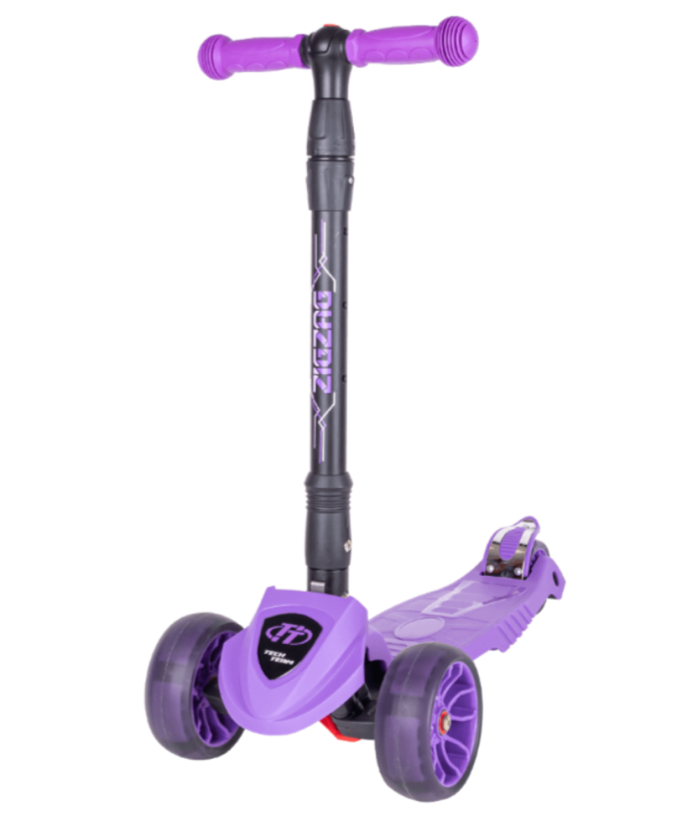 Самокат Tech Team ZigZag purple 1/4 фиолетовый