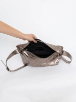 Сумка багет через плечо натуральная кожа тоут