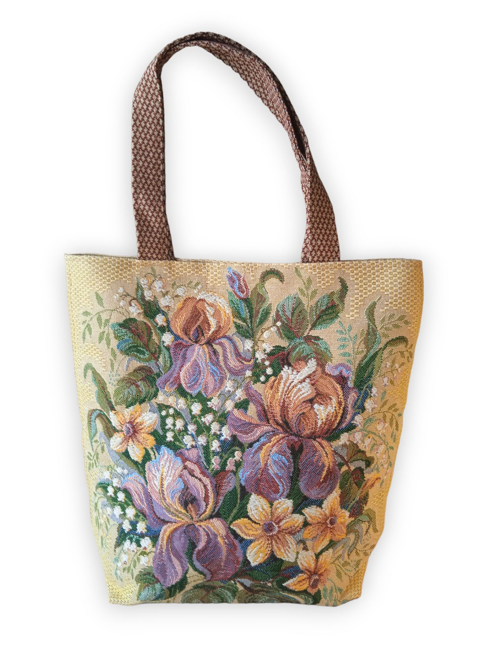 Гобеленовая сумка Весенний букет (39х39х12)