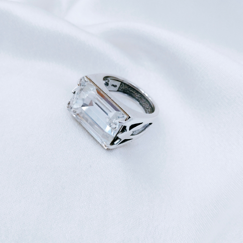 "Бонапарт" кольцо в серебряном покрытии из коллекции "Дефиле" от Jenavi