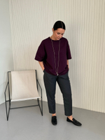 Футболка удлиненная «Спелая вишня»