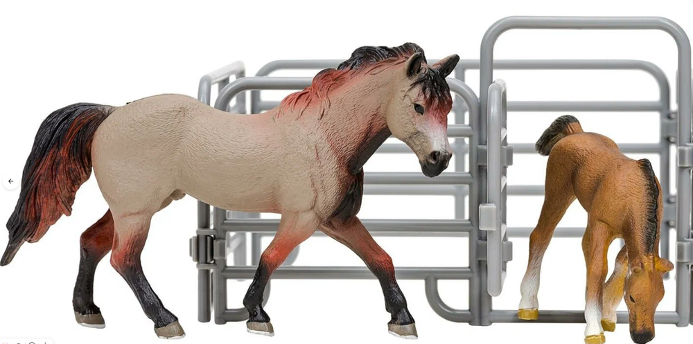 Игровой набор Masai Mara Мир лошадей: Американская лошадь и жеребенок