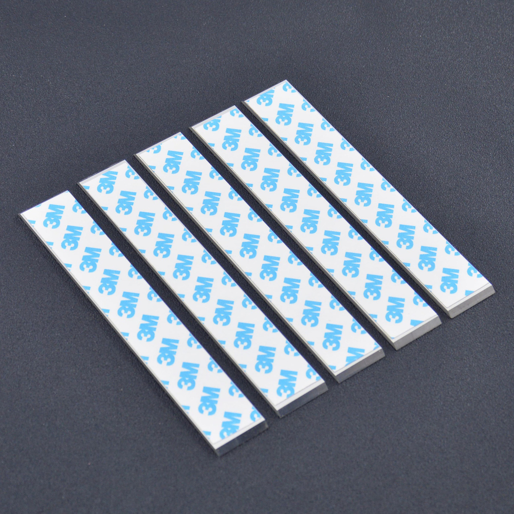 Набор алюминиевых бланков ЖУК 5 шт. с клейкой лентой 3M