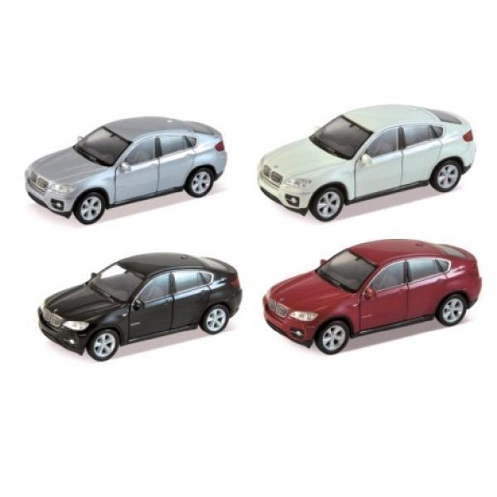 Модель ин. мет. 4.75" "BMW X6" открыв. двери 43617D (Kinsmart)