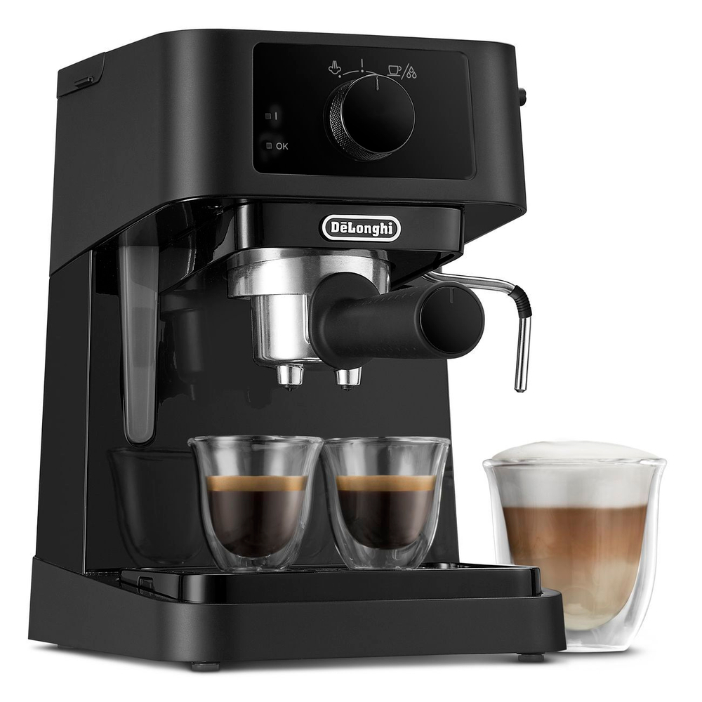 Кофеварка рожковая DeLonghi EC230.BK (q)