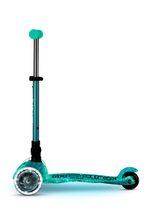 Самокат Mini Micro Deluxe Orion LED складной, голубой