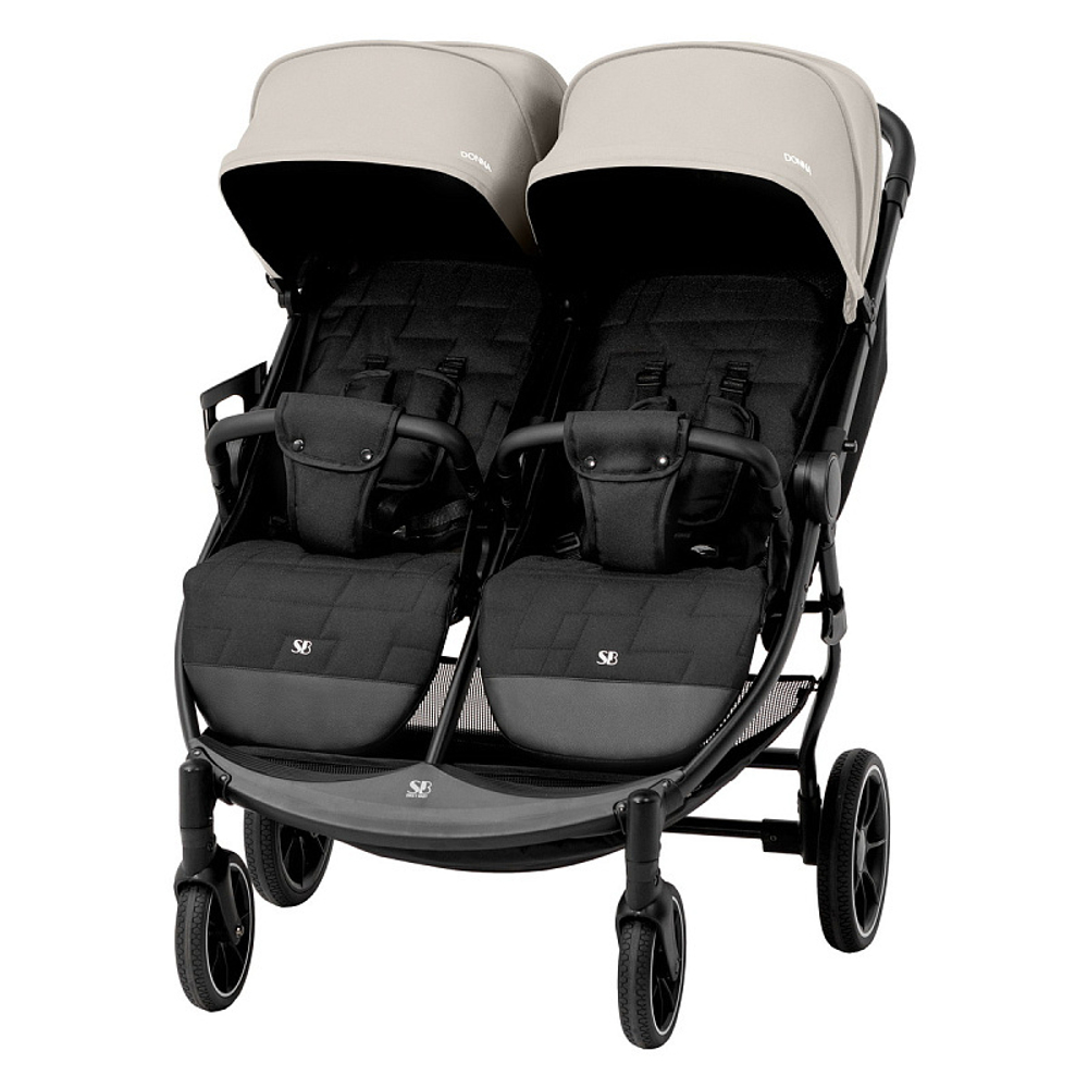Детская прогулочная коляска для двойни Sweet Baby Donna Gray
