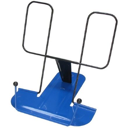 Подставка для книг, металлический корпус, металлический упор, синяя, Глобус 2Г-07-01