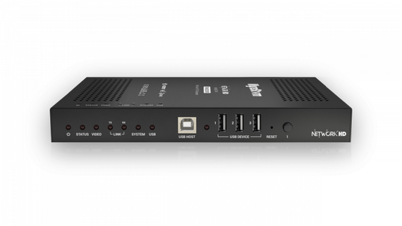Wyrestorm NHD-600-TRX - приемопередатчик 4K60 UHD (60 Гц, 4:4:4) HDR, HDCP 2.2, LAN 10 Гбит/c, мультивьюер, видеостена, PoE+