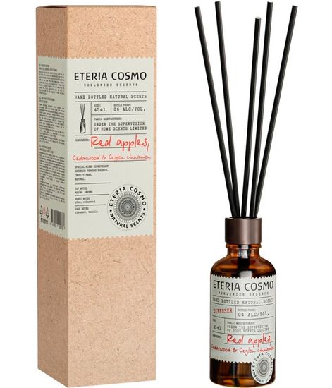 Яблочный пирог корица и кедр, диффузор c палочками, Eteria cosmo