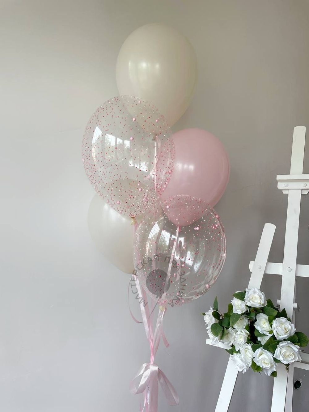 "Ванильный зефир" (набор из 6 шаров) №2125  Изображение3