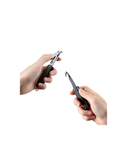 Мультитул-книпсер Nextool (Xiaomi) Multi Functional Nail Clipper, черный, 6 функций