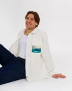 Купить Рубашка Kefirmaykifer Айвазовский хлопковая белая Рубашка Kefirmaykifer Айвазовский хлопковая белая