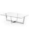 Стеклянный журнальный стол Plum 120х70 см | La Forma | Испания | Купить в Hallberg.ru