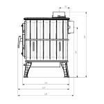Чугунная печь Бахта, черная (ProMetall) в Кирове