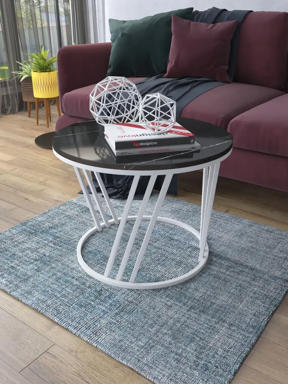 Журнальный стол Адидас - БЧГ - МДФ в ПВХ