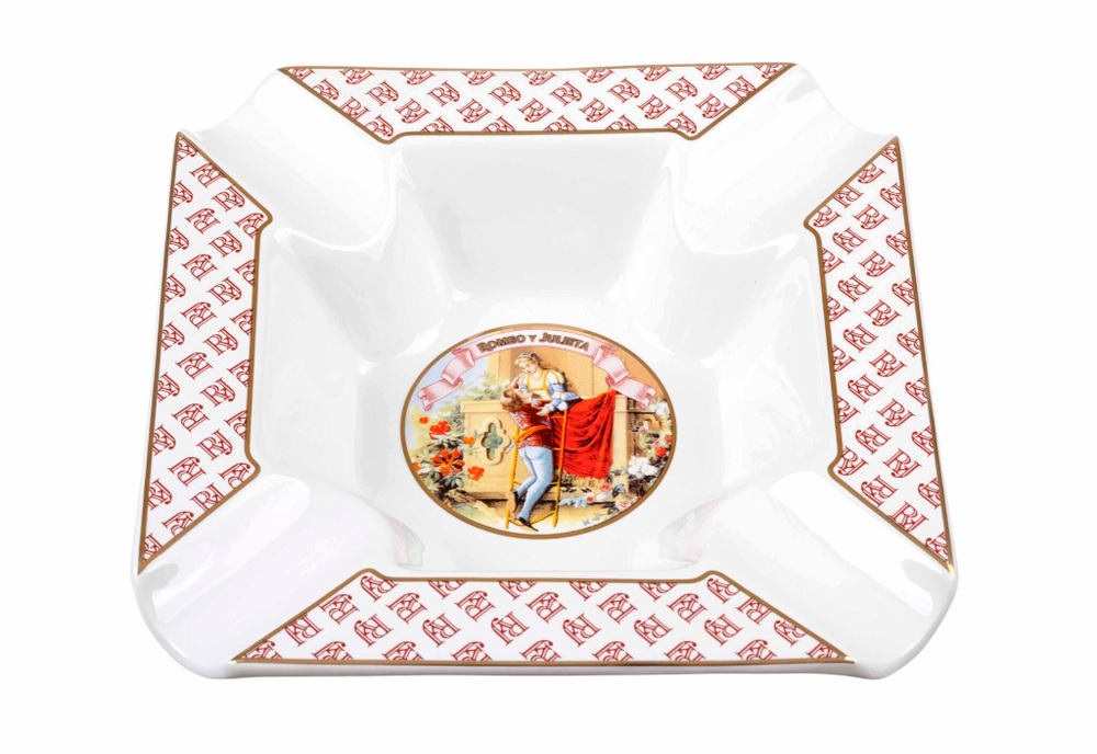 Пепельница Tom River на 4 сигары, керамика, Romeo y Julieta ASH-36R