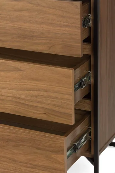 Комод Sherwood 124х92 см, шпон ореха