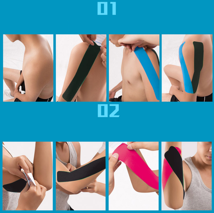 Кинезио тейп  5cм *5м  синий