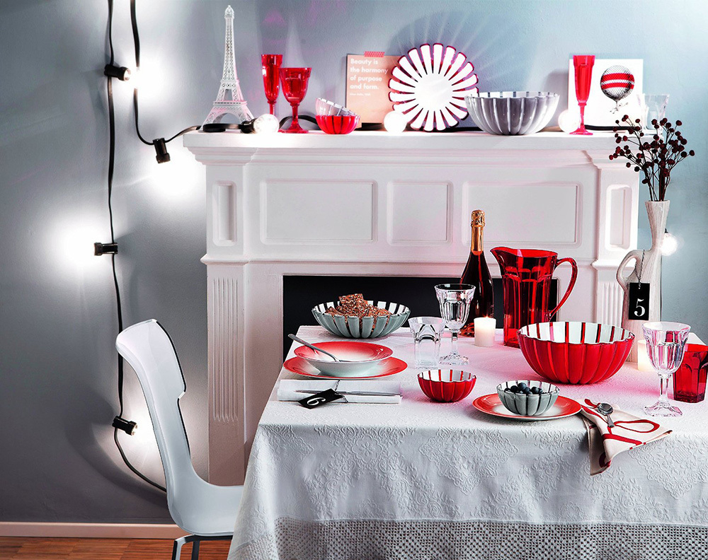 Салатник grace, ?25 см, акрил, голубой