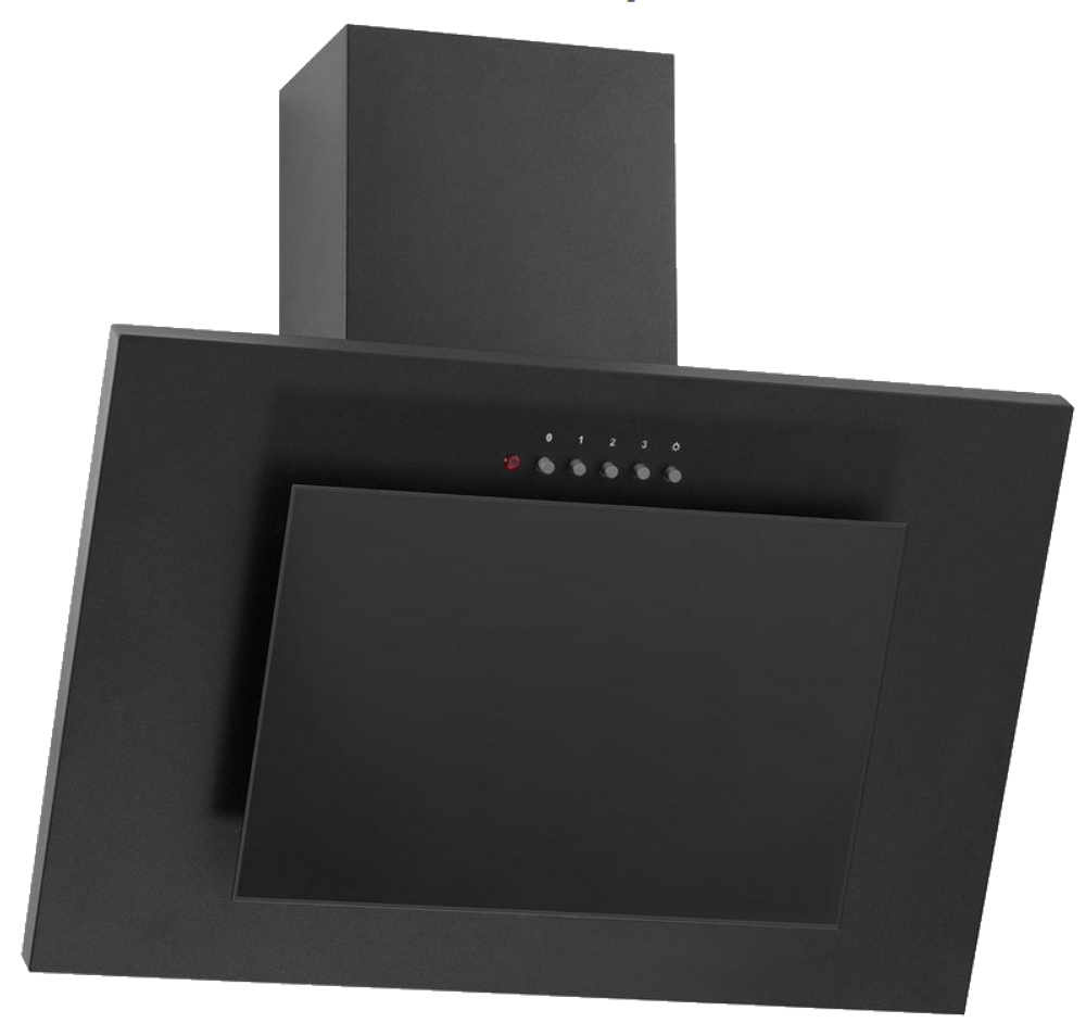 Каминная вытяжка DeLonghi Etna nero 60