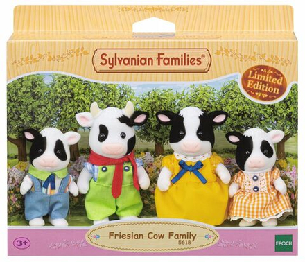 Игровой набор Sylvanian Families - Friesian Cow Family - Семья коров - Сильвания Фэмили 5618
