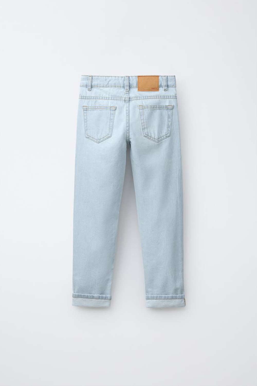 ZARA ДЖИНСЫ STRAIGHT, СИНИЙ