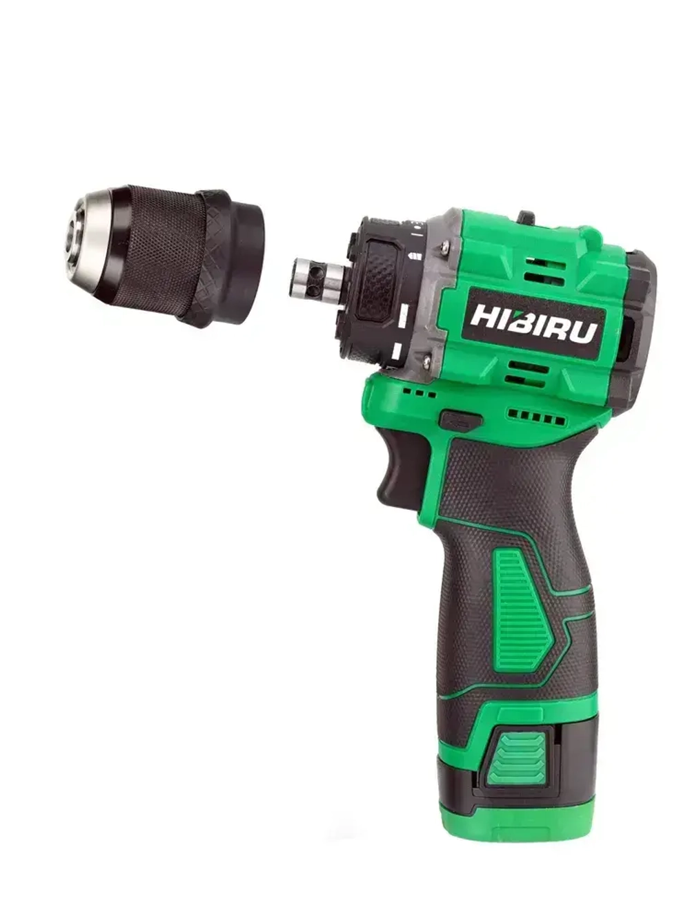 Бесщеточный аккумуляторный шуруповерт HIBIRU SRW 16.8 В, 55 Нм, 2 Ач, 1600 об/мин (2 АКБ)