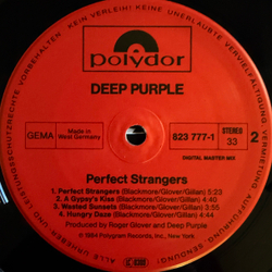 Виниловая пластинка Deep Purple ‎– Perfect Strangers LP