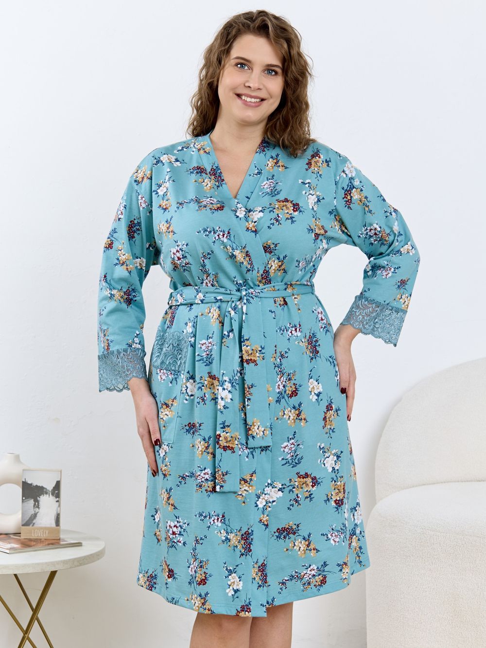 Халат Айрис-3 Виотекс ГОЛУБОЙ