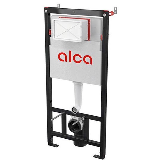 Инсталляция AlcaPlast AM101/1120-4:1 RU M578-0001, кнопка M578 чёрный матовый, с шумоизоляцией