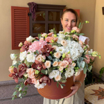 Букет цветов «Карамельный луи»