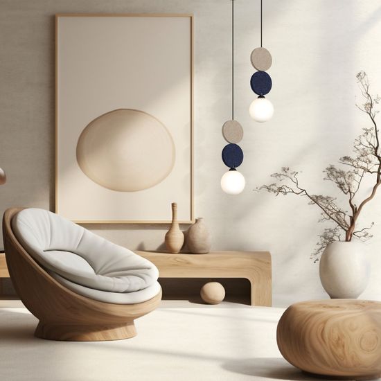 40074/1 / подвесной светильник / синий