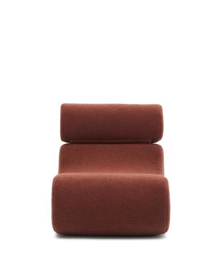 Кресло Club терракотовое букле