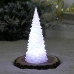 Сувенир с подсветкой «Волшебная красавица» 17 см, Белый (работает от батареек LR44*3)