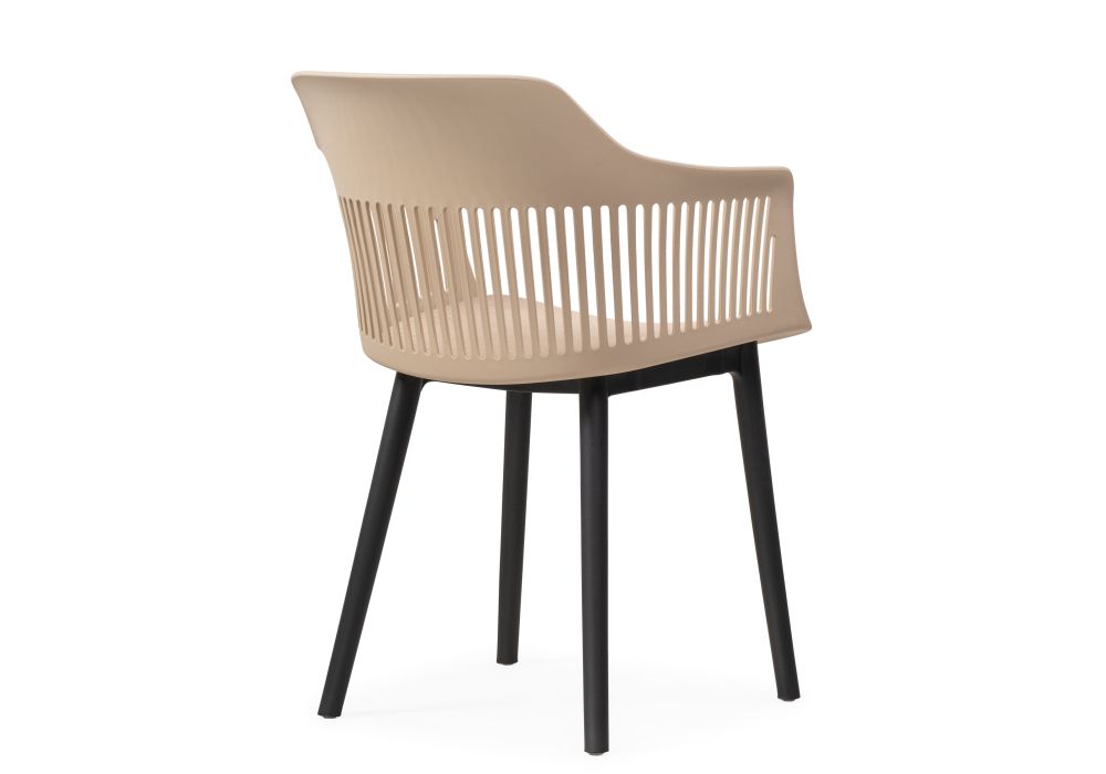 Пластиковый стул Crocs beige / black