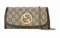Кошелек на цепочке Gucci Blondie Continental бежевый