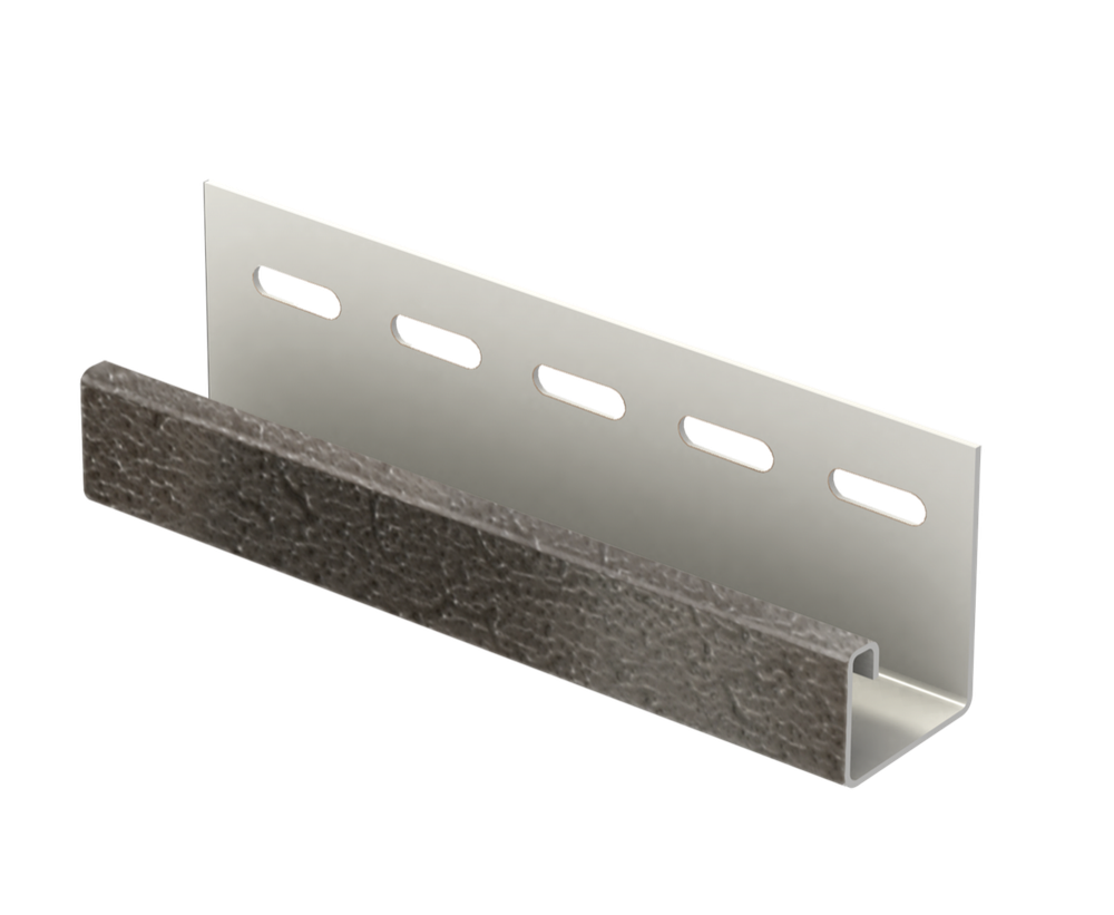 Джей профиль Ю-пласт Стоун-Хаус S-Lock Клинкер Нордик Пепел 3,05м