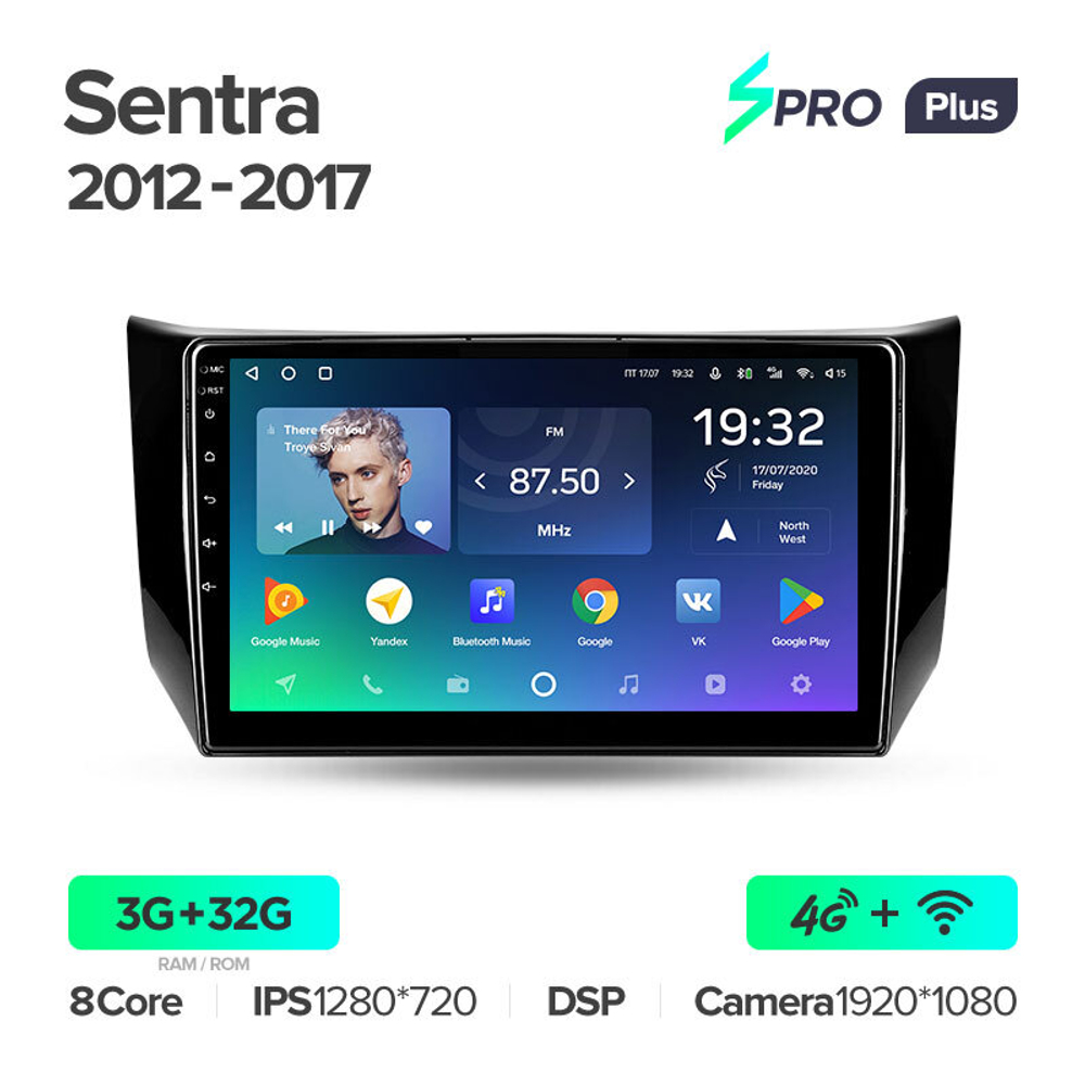 Teyes SPRO Plus 10,2" для Nissan Sentra 2012-2017