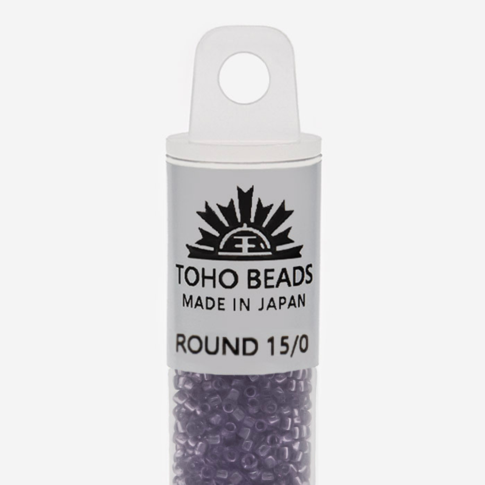 Японский бисер TOHO Round 15/0 (№19), прозрачный