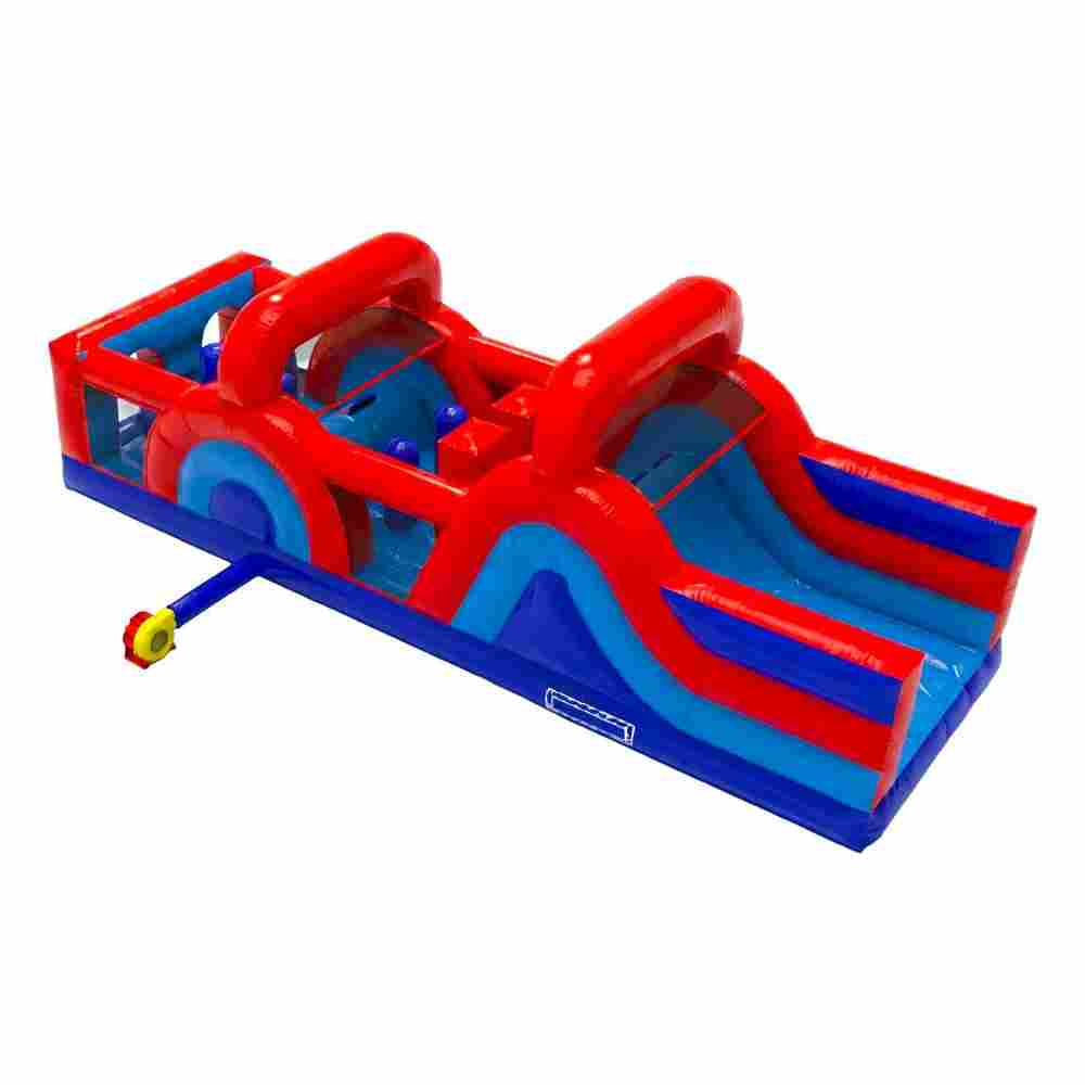 Надувное препятствие (модуль) для полосы препятствий «Виражи», 7×3×3,5 м