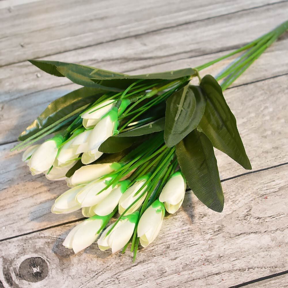 Цветы искусственные "Крокус" 35см WH-36 микс